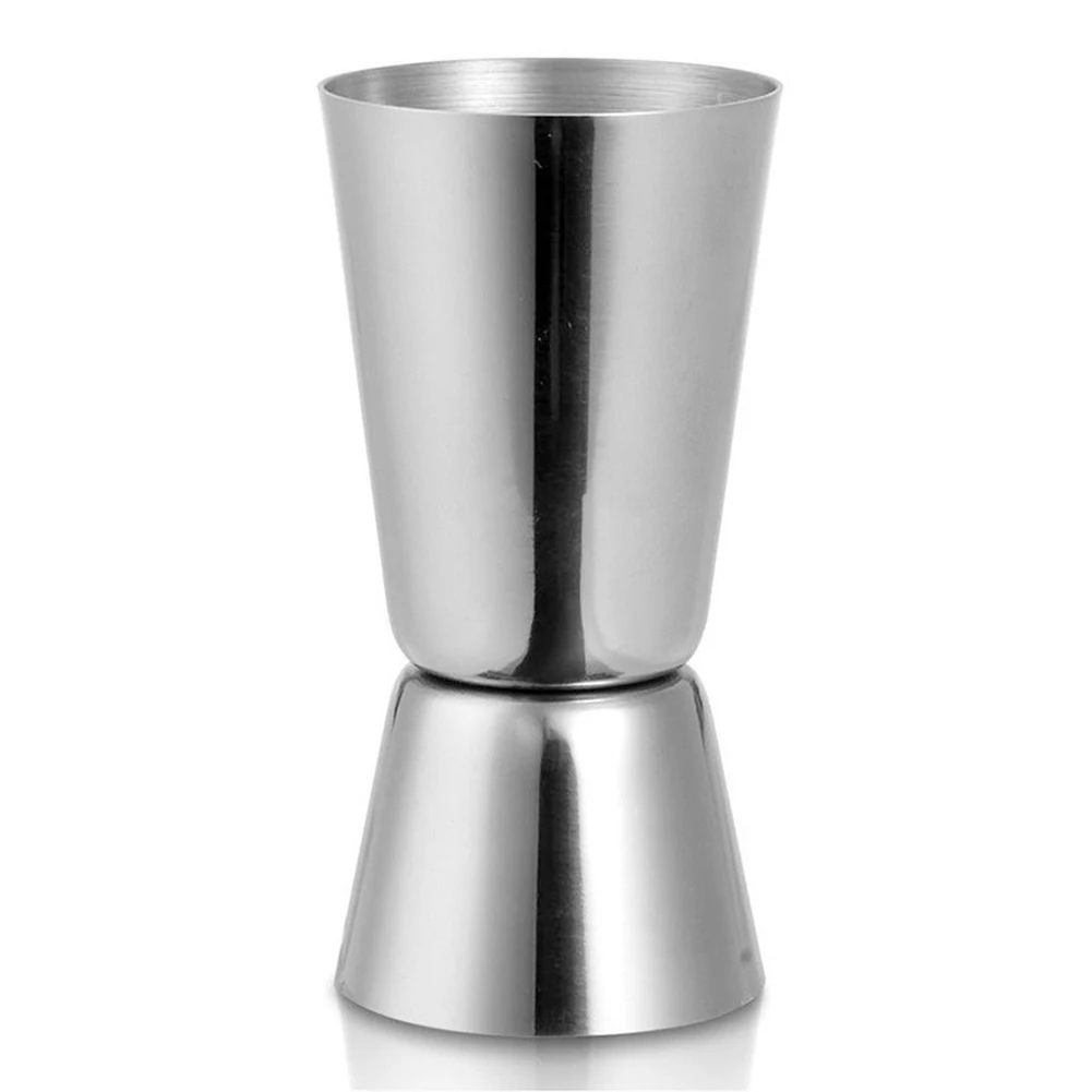 

25ml 50ml Measuring Cup Cocktail Mini Stainless Steel Multipurpose Shot Double Silver Bar