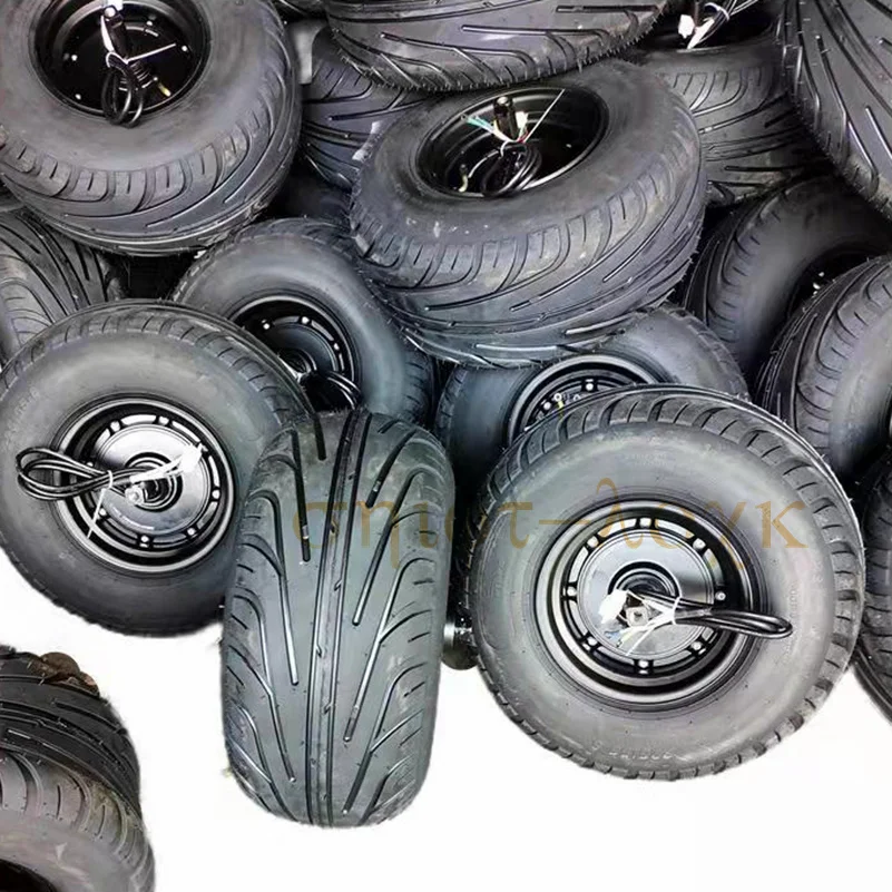 225/55-8 / 18x9.50-8 Бескамерная шина 60V 1000W 1500W 2000W Оригинальное моторное колесо для модификации городского электро-скутера Citycoco.