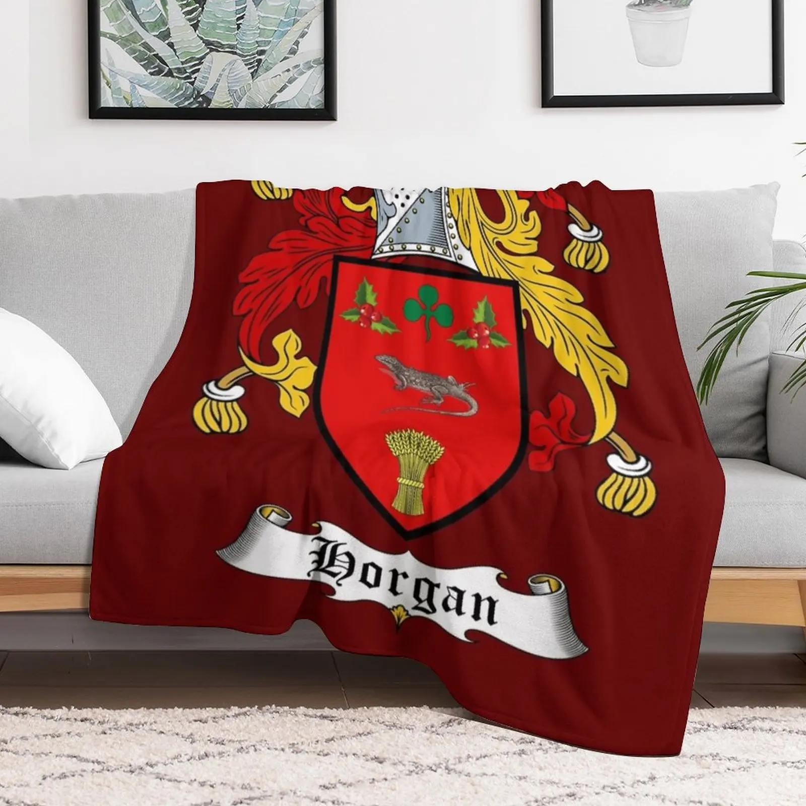 HORGAN FAMILY CREST плед флис