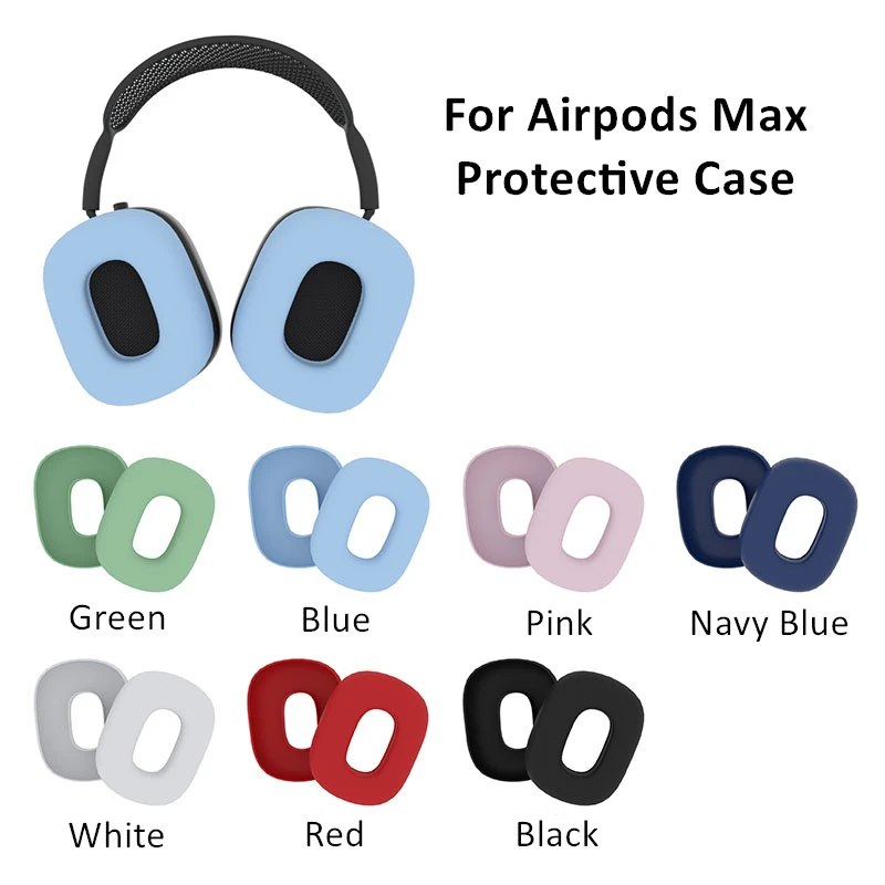 

New For Airpods Max Case Silicone Soft Available Dustproof Earmuff Protective Cover New Earphone Case For Apple Airpods Max Case