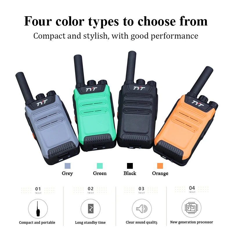 

TYT TC-568 walkie-talkie Radio Transceiver Long Standby Time 2Watt Output Power Small Size Scrambler Handheld Two Way Interphone