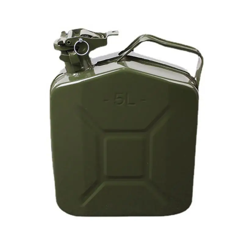 

5L/10L Metal Fuel Tanks Car Jerry Can With Mount Stable And Sealed Drums Oil Container Fuel Canister For Petrol Thicken