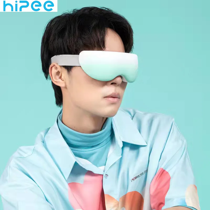 

Интеллектуальная Паровая маска для глаз Hipee, горячий компресс, снимает усталость глаз, увлажняющий атомайзер, зарядка, массаж, защита глаз