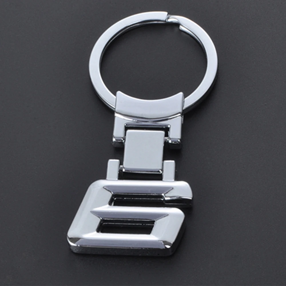 Брелок для ключей из цинкового сплава металлическая эмблема с номером аксессуар