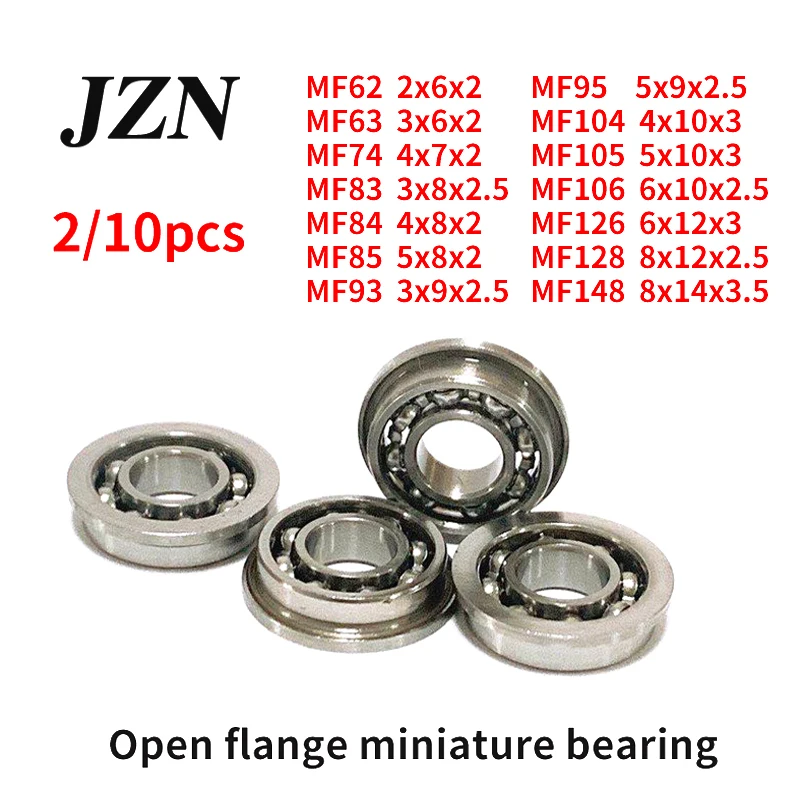 

Подшипники фланцевые открытого типа JZN MF62 MF63 MF74 MF83 MF84 MF85 MF93 MF95 MF104 MF105 MF106 MF126 MF128 MF148