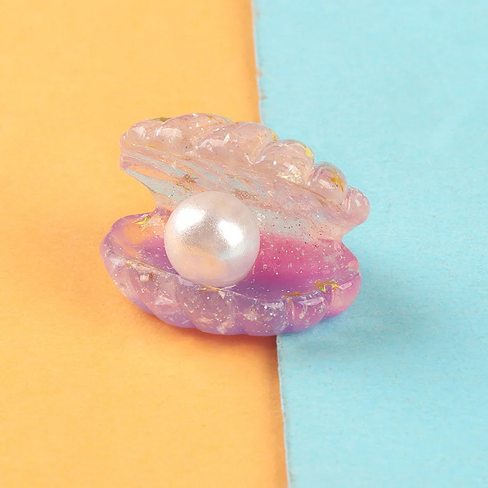 

15 Pcs Ocean Birthday Decoration Girl Garden Miniature Ornament Resin Shell Crafts