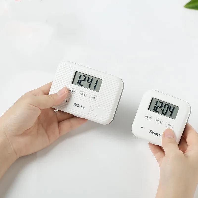 

Youpin Smart Electronic Pill Organizer Timer Alarm Clock Small Medicine Box pill box Reminder Portable For The Elderly