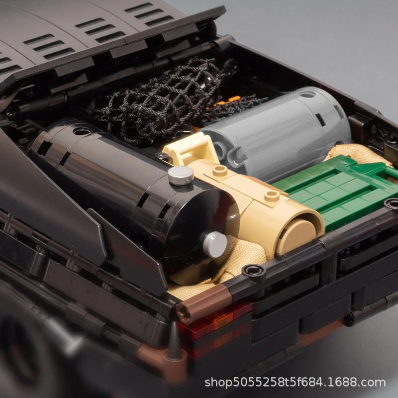 Классический Max Mad черный перехватчик мышечный автомобиль модель суперкара