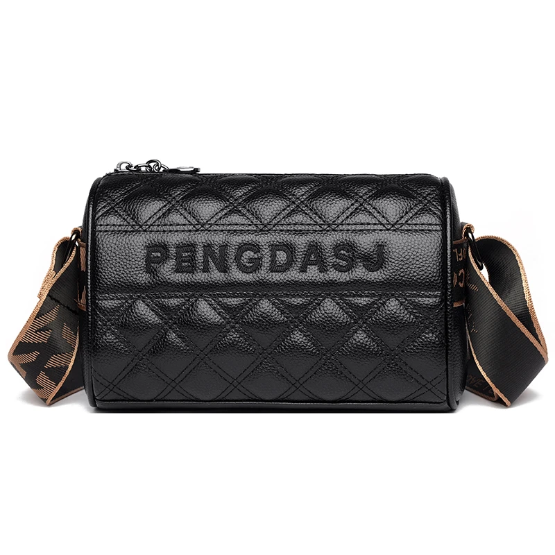 

Fashion Simple Hot PU Leather Large Capacity Women Shoulder Crossbody Bag Box Type Pure Color Ladies Casual Shopping Handbag.
