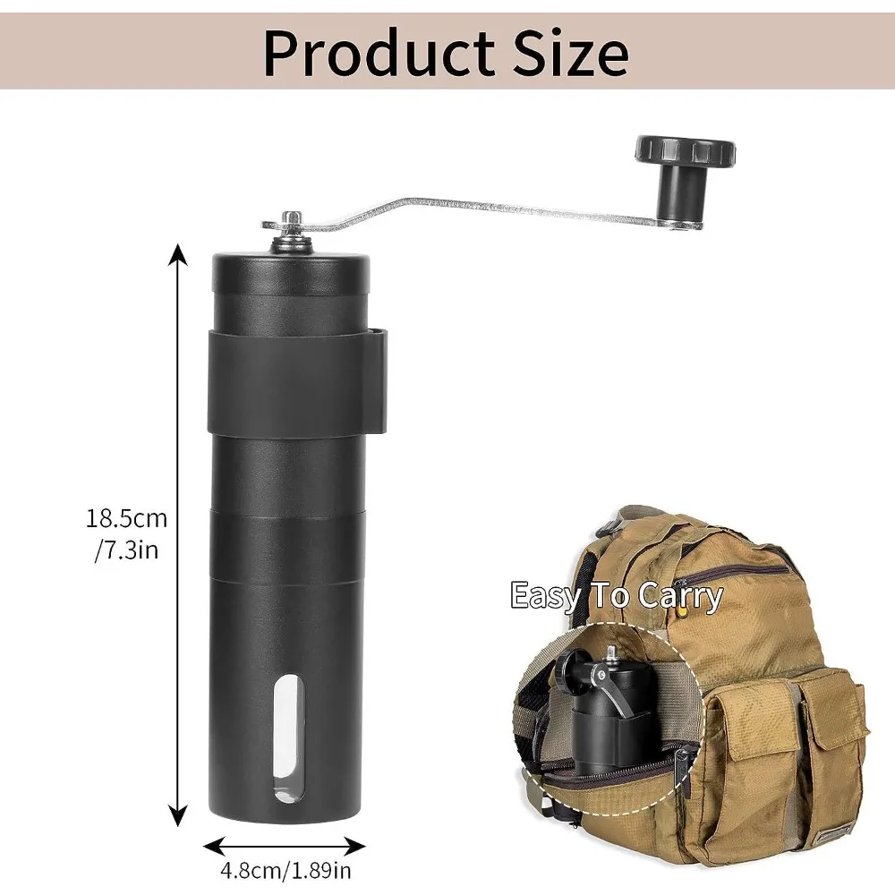 Ручная кофемолка измельчитель из нержавеющей стали для кофе эспрессо