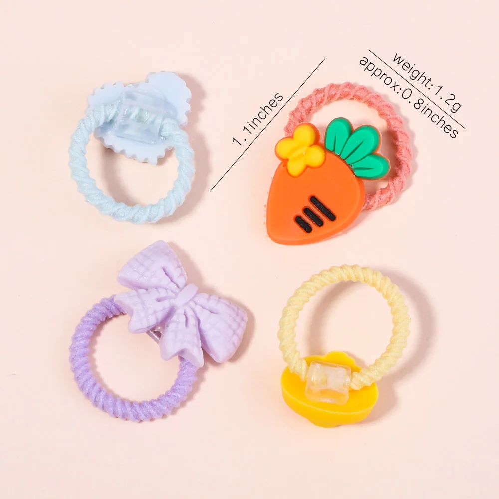 10/20Pcs/Set New Cute Bowknot Headbands Girls Elastic Hair Bands Hair Accessories for Kids Cartoon Bows Headwear Ornaments Gift images - 6