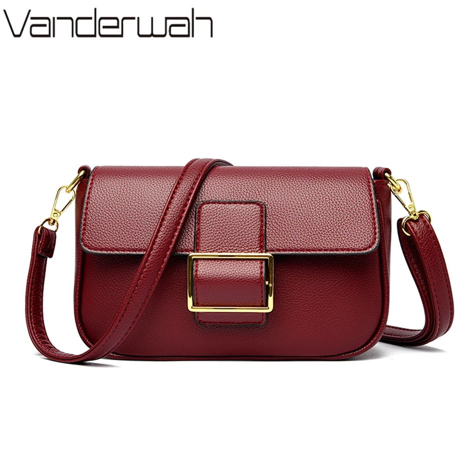 

Женская сумка-почтальонка Женская Bolsa кожаные роскошные сумки женские сумки дизайнерские Sac A основные дамские повседневные сумки на плечо ...