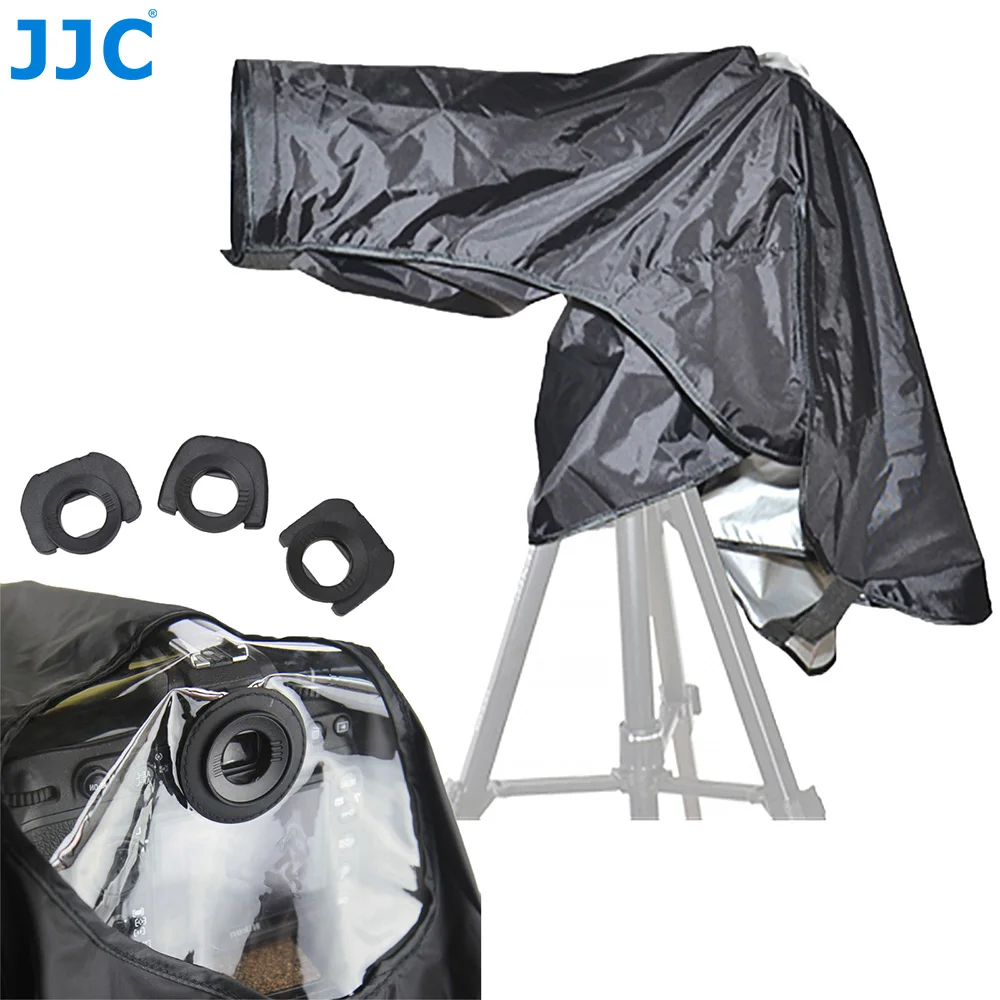 JJC Camera Rain Cover Video Camera Raincoat Nylon Waterproof for Canon EOS 850D 800D 750D 700D 600D 6D/5D Mark III II 1300D 250D