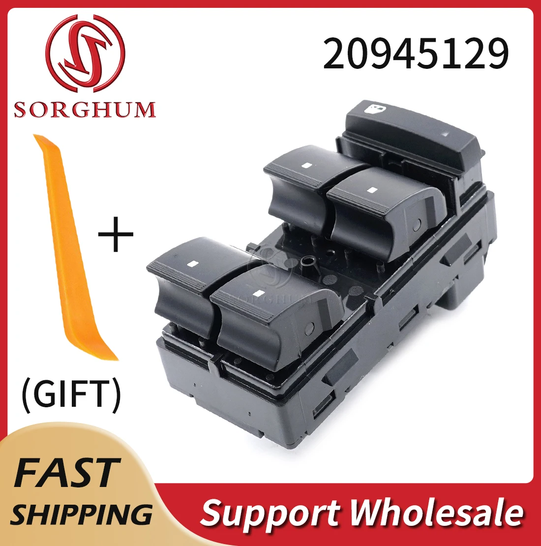 

Sorghum 20945129 Power Window Switch For Chevrolet Silverado GMC Sierra 1500 2500HD Traverse HHR Buick Enclave 22883768 15804093