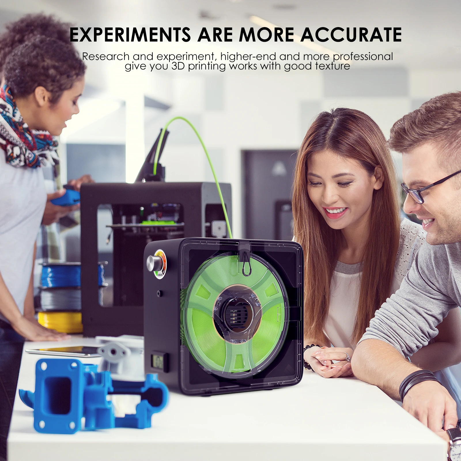 Сушилка для наполнителя Eibos с 3d-печатью коробка хранения вентилятором