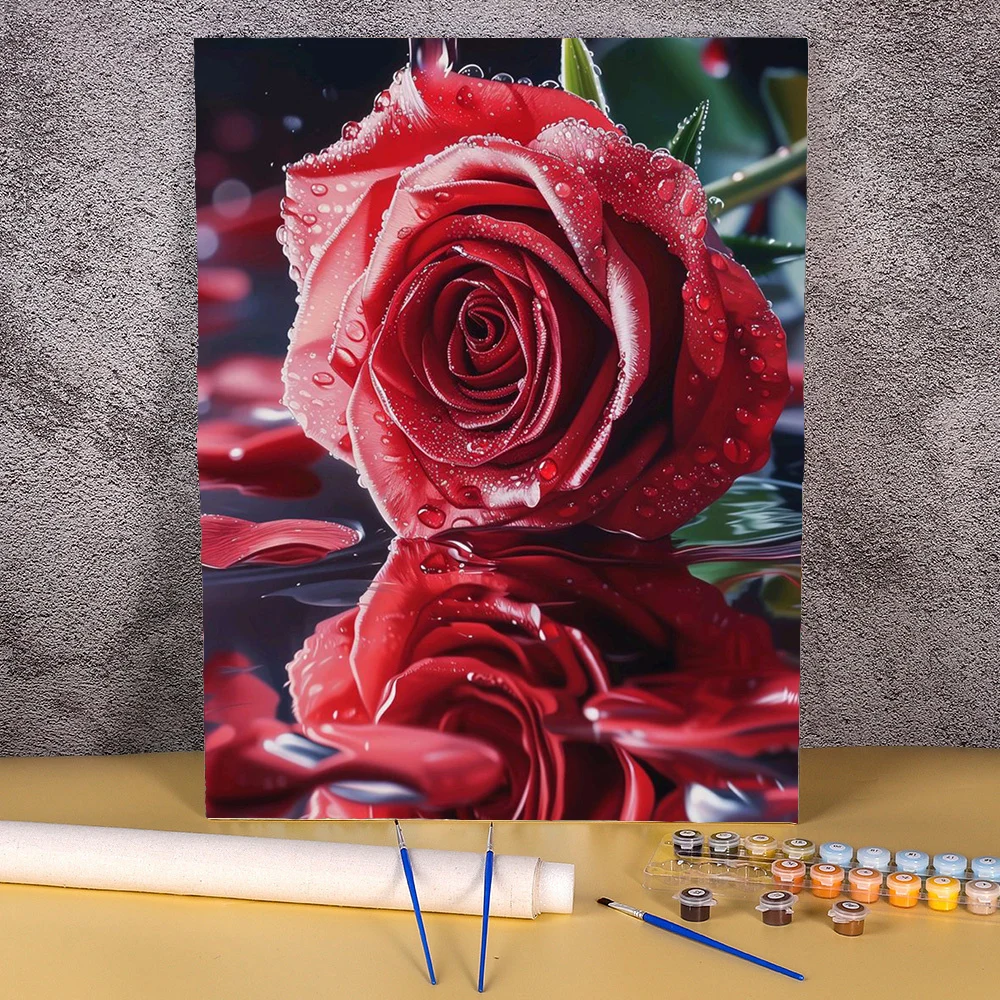 Акриловая картина по номерам посылка ремесленные изделия рисунок наборы красок