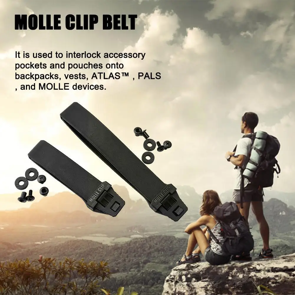 

1 Pc Molle Clip Belt Sub Package Quick Release Connecting Buckle Accessories Short Plug-in Board C4T2