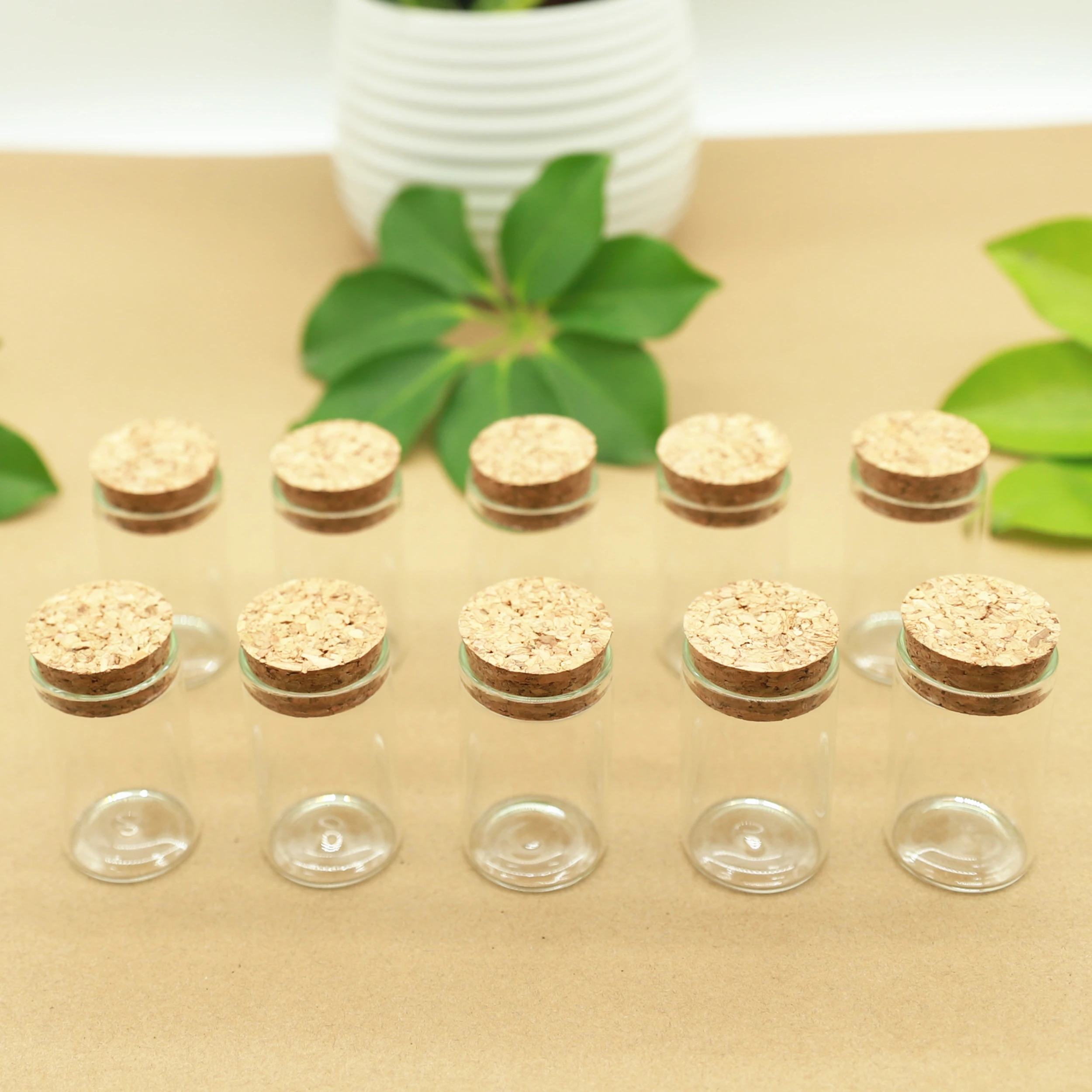 

24 шт., стеклянные пробки, 30 х50 мм, 20 мл