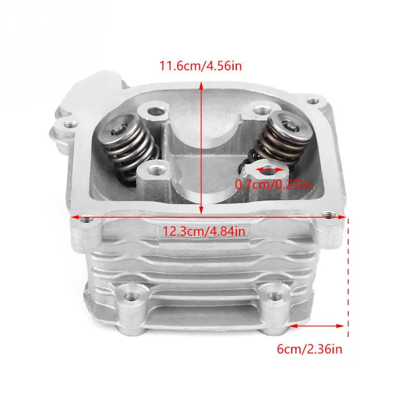 Головка блока цилиндров двигателя 47 мм для GY6 72cc 80cc 4 Stroke 139QMB/139QMA |