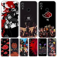 naruto akastuki for huawei p smart z y5 y6 y7 y9s 2019 honor 10 lite phone case 8a pro 8s 8x 9x 7x 7a 9 20 1020i cover cas