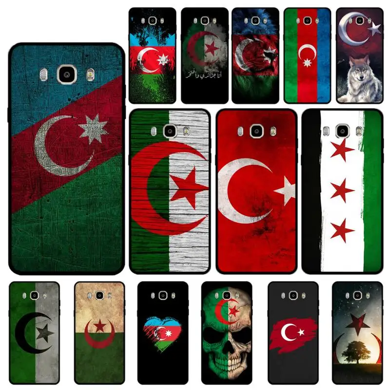 

YNDFCNB Algerian Algeria Flag Passport Phone Case for Samsung J 4 5 6 7 8 prime plus 2018 2017 2016 J7 core