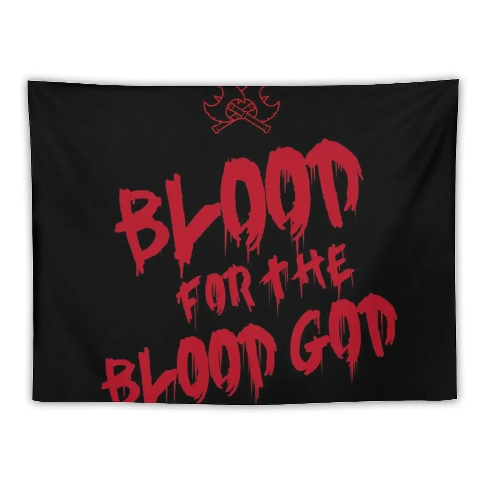 Гобелен Khorne с изображением хаоса Бога графетти-кровь для Фантазийная версия