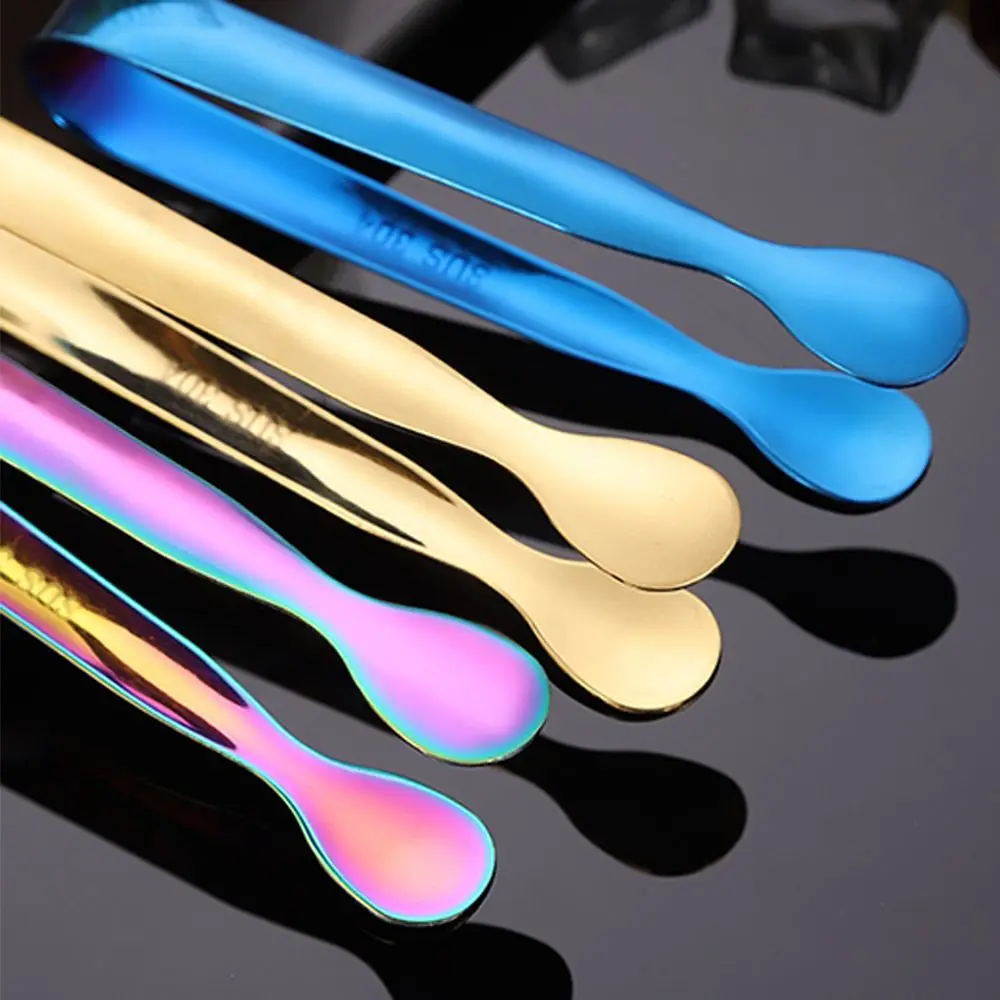 Модный Многоцветный зажим из нержавеющей стали для хлеба еды барбекю практичный