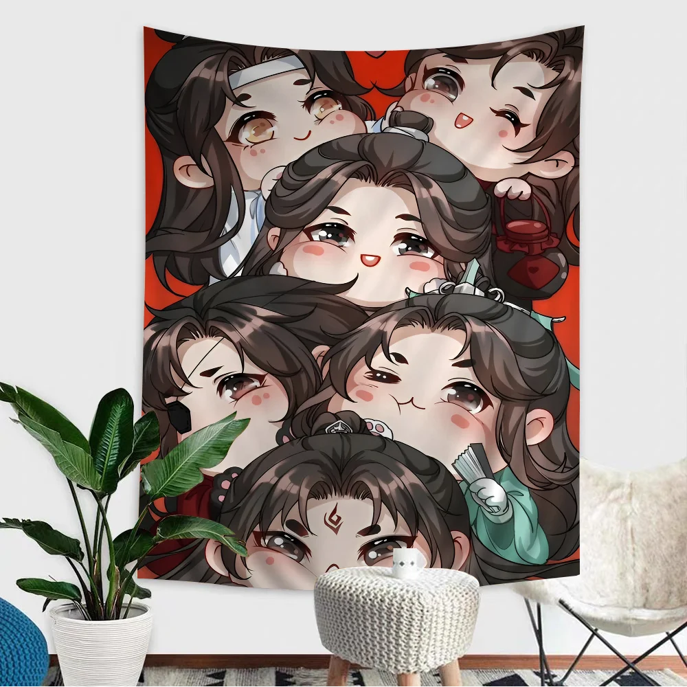 Аниме Тянь Гуань Ци Фу подвесной богемный гобелен Таро хиппи настенные коврики