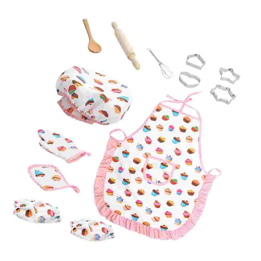 

13pcs Kitchen Utensils Tool Cake Apron Children Cooking Utensils for Toddlers