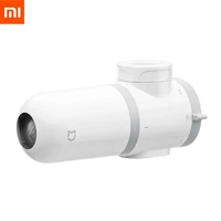 original xiaomi mijia faucet water purifier tap water filter household kitchen filtration system washroom tap purification tool