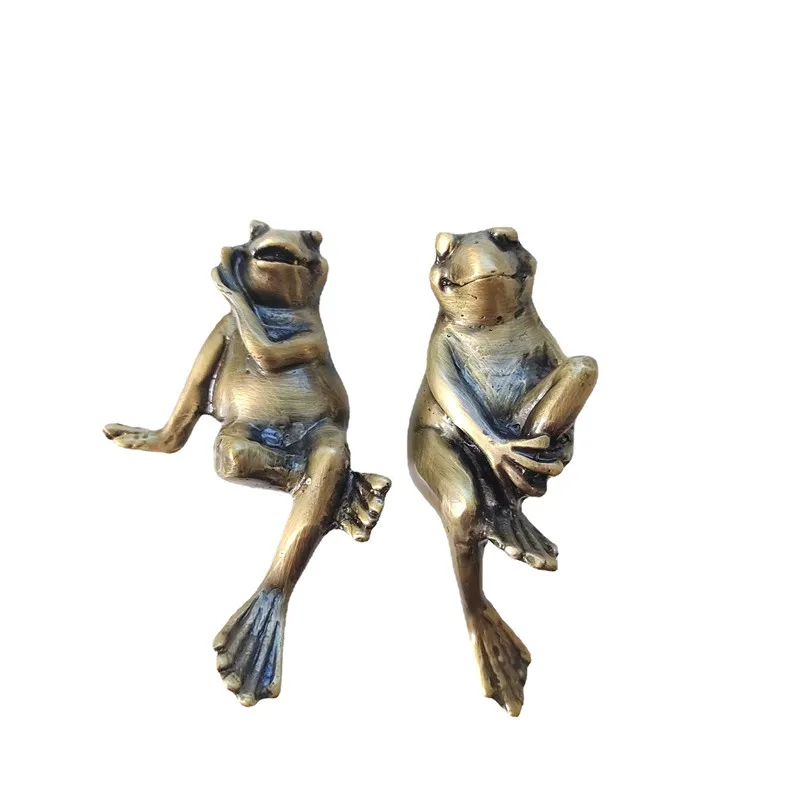 

Brass Creative Frog Wardrobe Handle Vintage Dressing Cabinet Door Handle Creative High-end Brass Classic Handle Drawer Knob