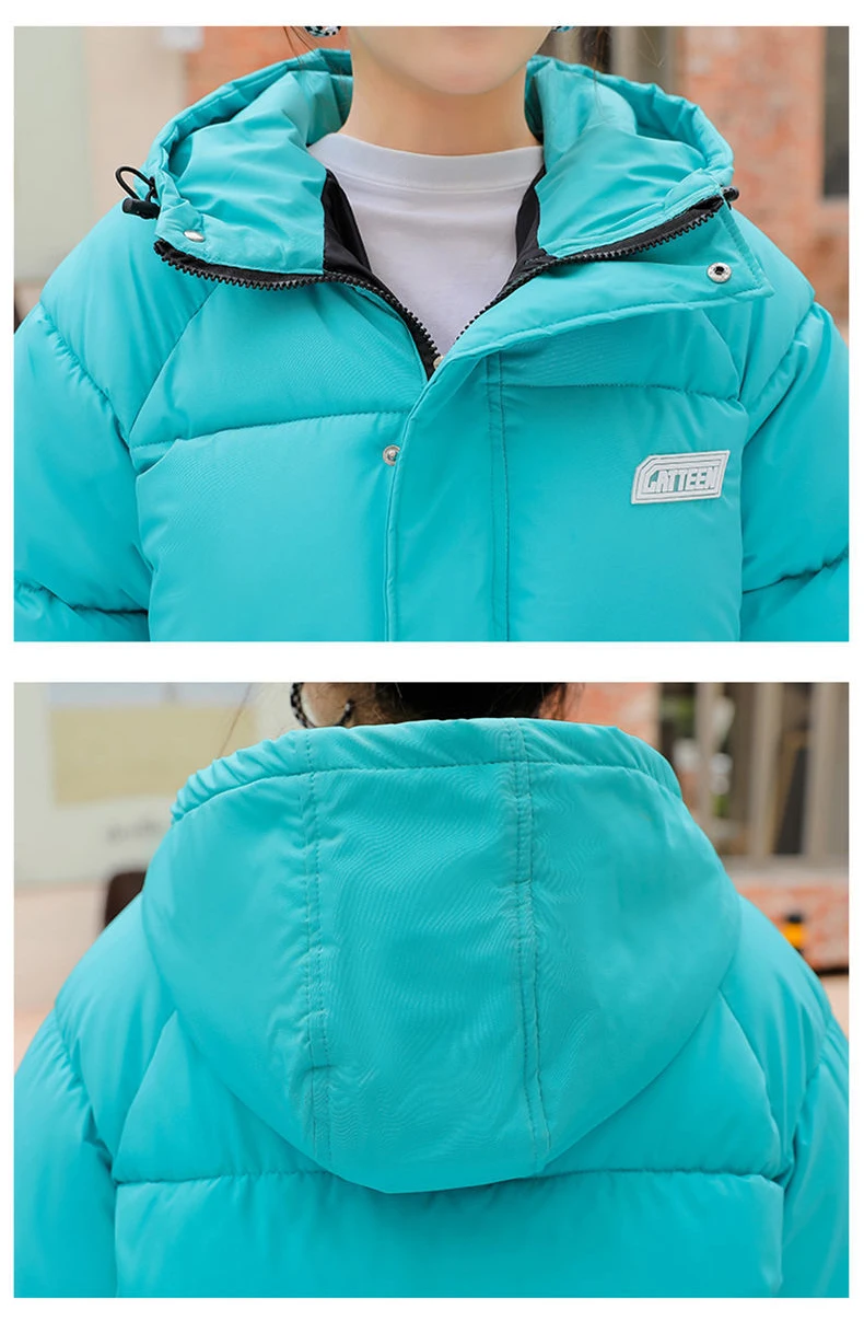 2022 New Women Loose Jacket Winter Thick Warm Hooded Cotton Padded Coats Parka Female Korean Loose Puffer Parkas Ladies Outwear
