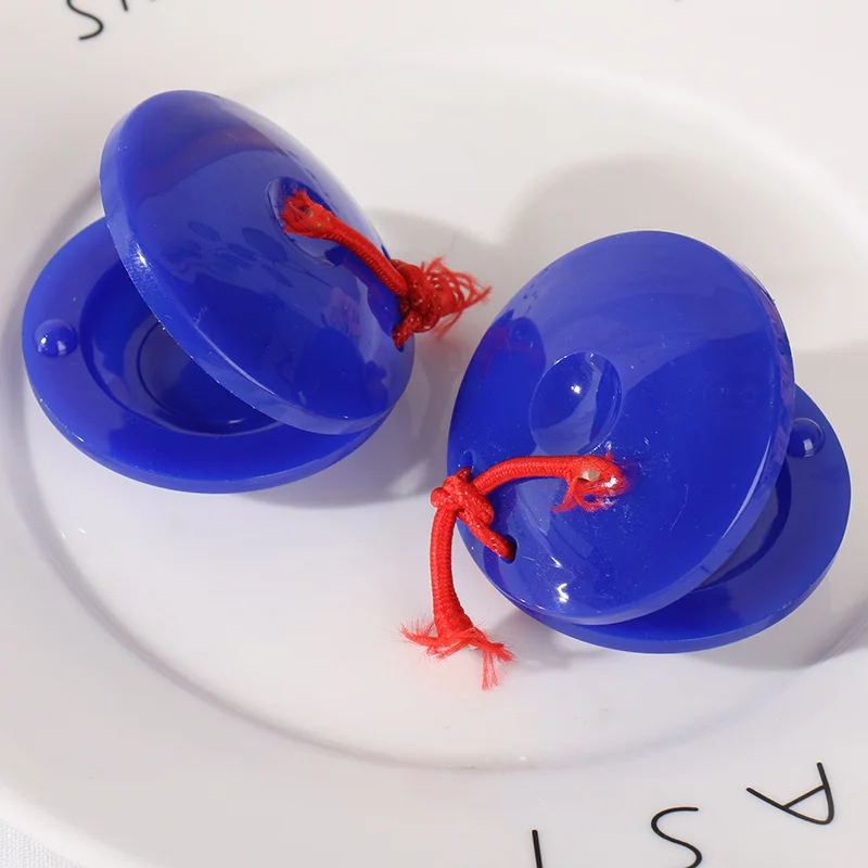 24 шт. игрушки кастаньеты пластиковые дошкольные детские инструменты музыкальные