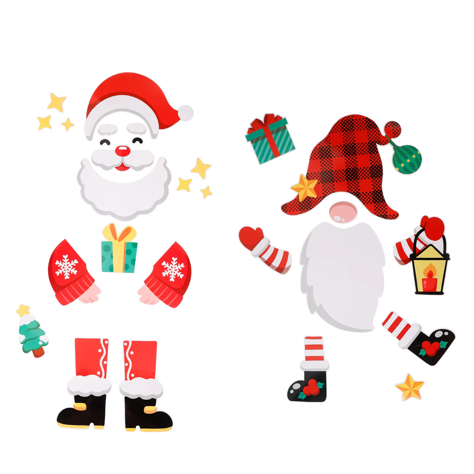 

2 Sheets Creative Decor Funny Magnet Sticker Fridge Magnet for Decor Home