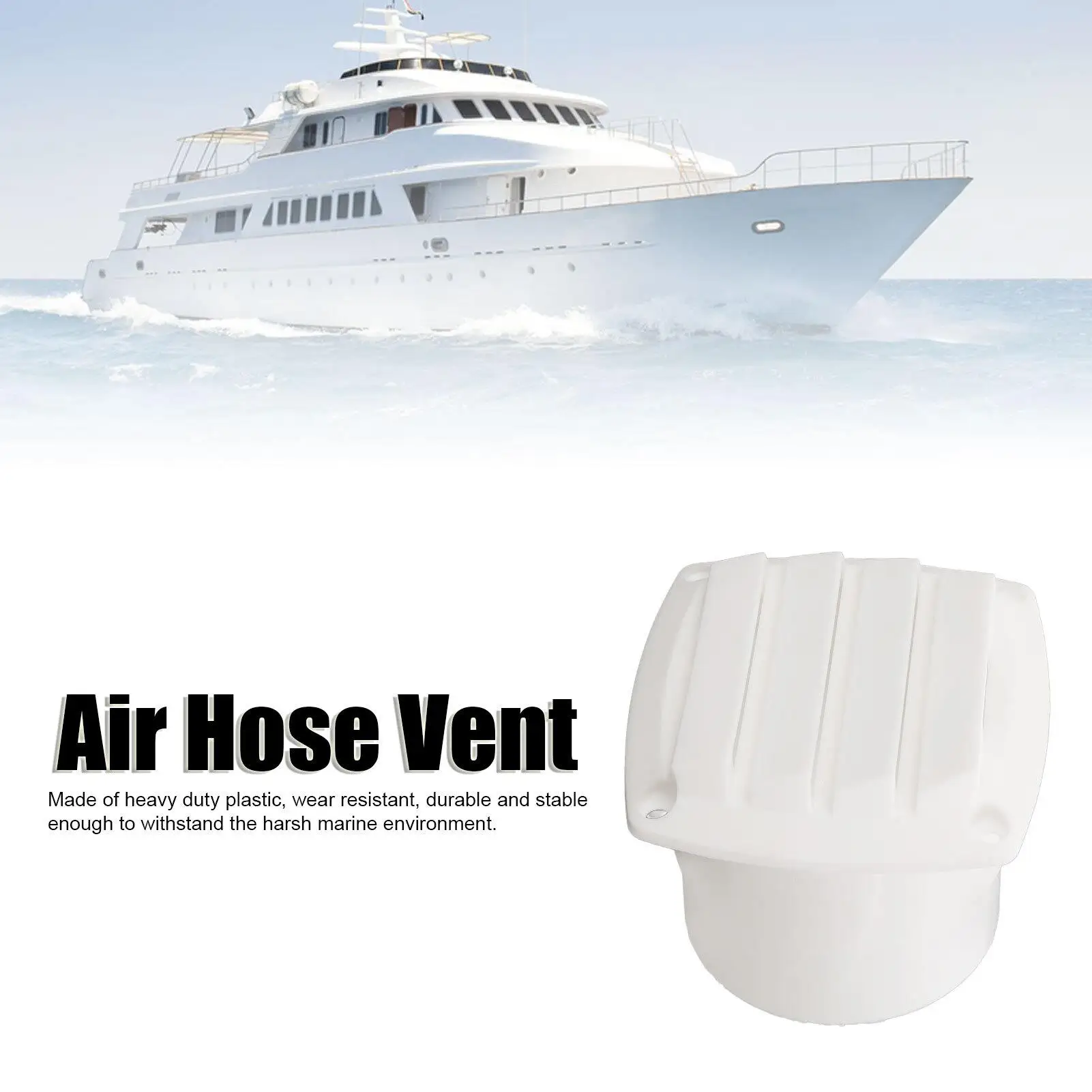 Вытяжные вентиляционные отверстия для лодки белой жалюзи высокопрочные