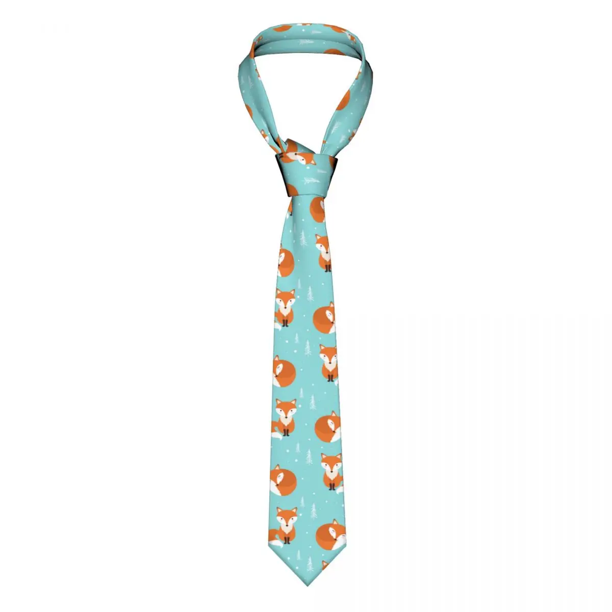 

Fox Animal Neckties Men Women Polyester 8 cm Neck Ties for Mens Casual Classic Accessories Gravatas Cosplay Props