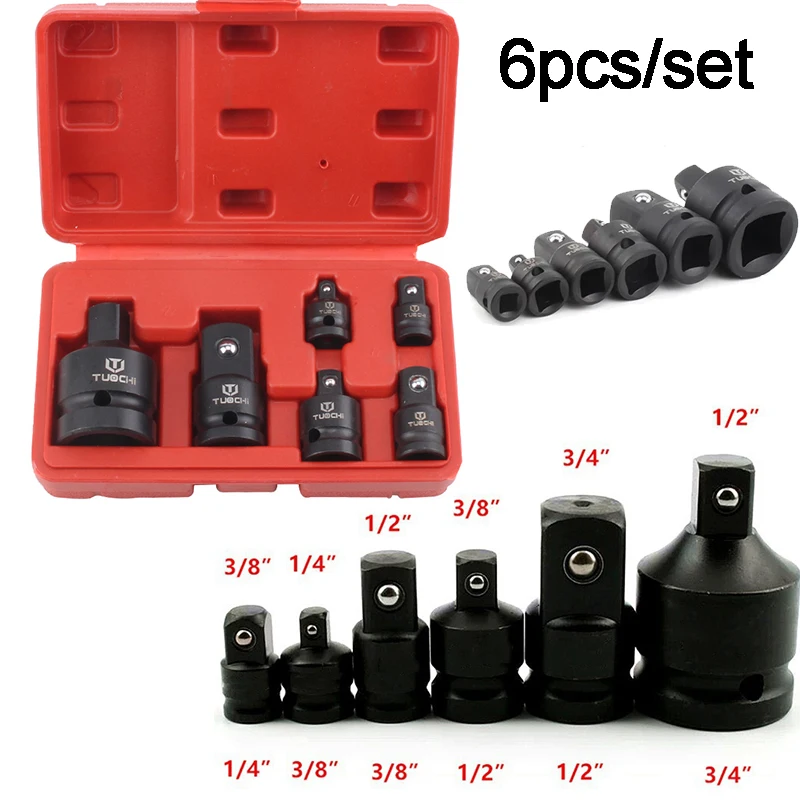 Socket Convertor Adaptor Reducer Hand Wrench Tool Set 1/4 1/2 3/8 3/4 ...