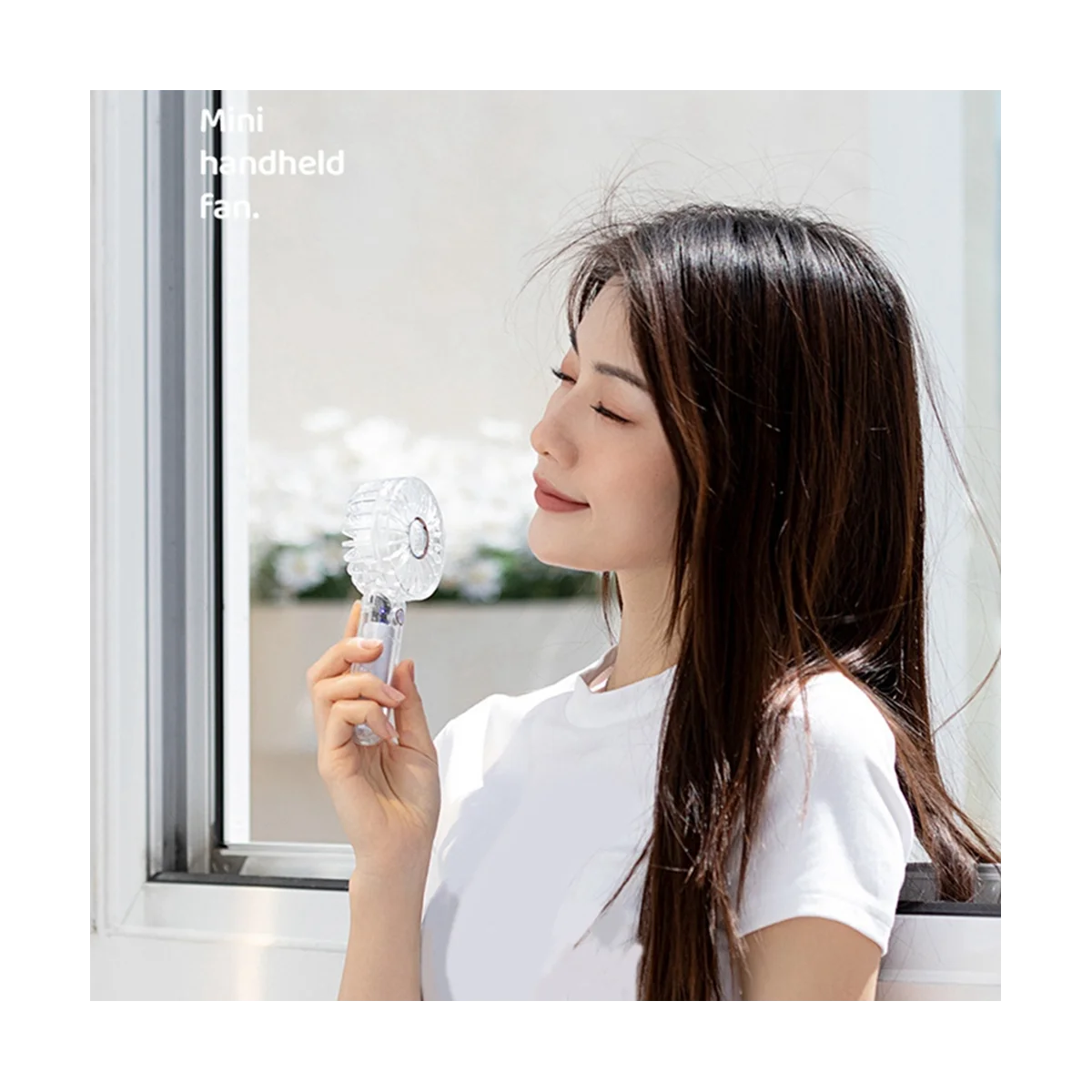 

Портативный мини-вентилятор с прозрачным корпусом, 2000 мАч