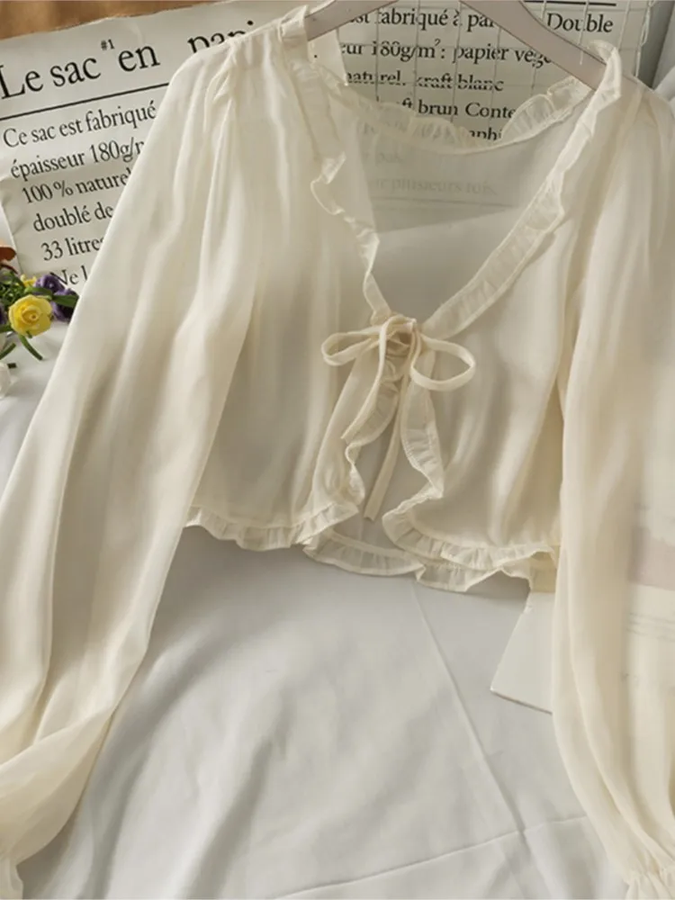 Женское тонкое пальто Повседневная летняя Солнцезащитная одежда с кружевным