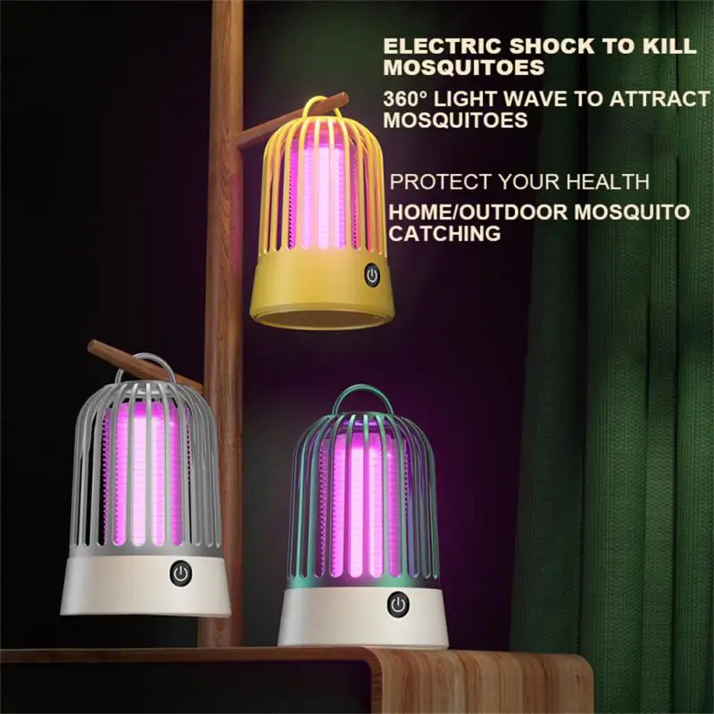 Электрическая Лампа От Комаров Уф-ловушка Перезаряжаемая Солнечная Батарея Для
