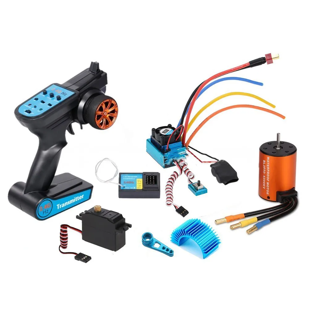 Набор бесщеточного ESC 120A металлический цифровой сервопривод для Wltoys12428 2 4G