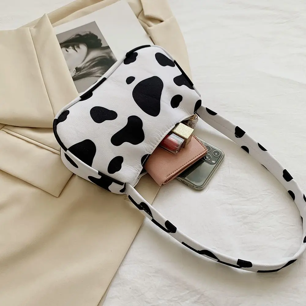 

Mobile Phone Bag Animal Pattern Print Tote Large Capacity Single Shoulder Bag Female Handbag Canvas Bag Underarm Bag