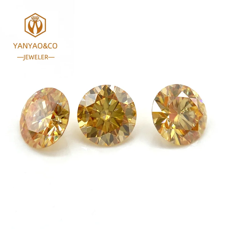 YanYao ювелирные изделия новая модель искусственный Муассанит цвет для