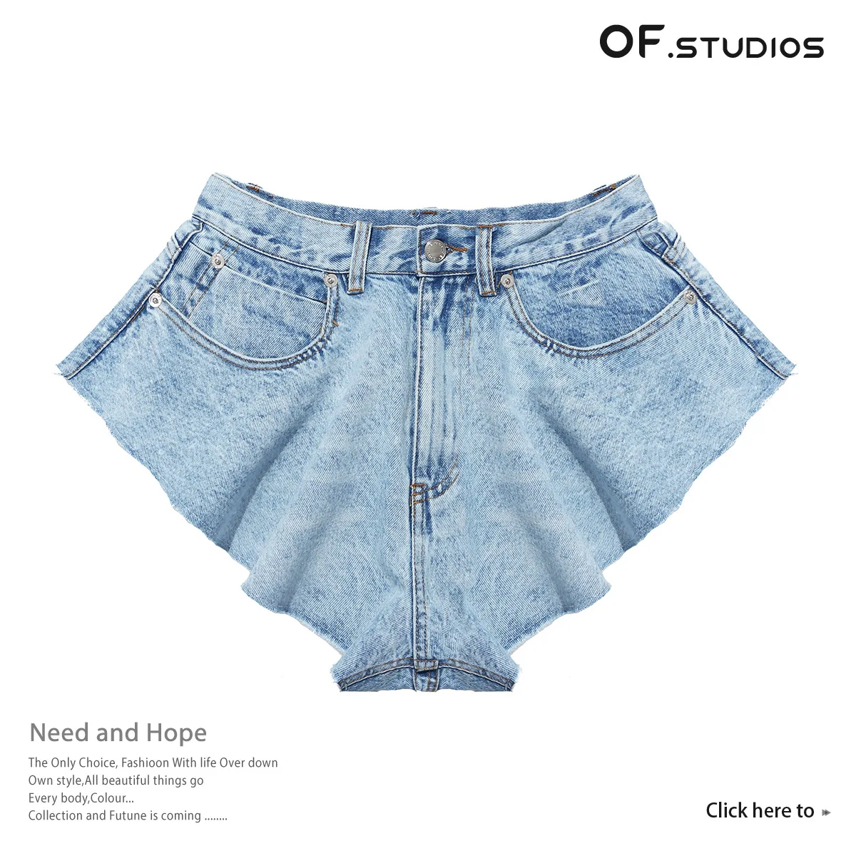 Rivet Shorts Womens Jeans Shorts Loose 