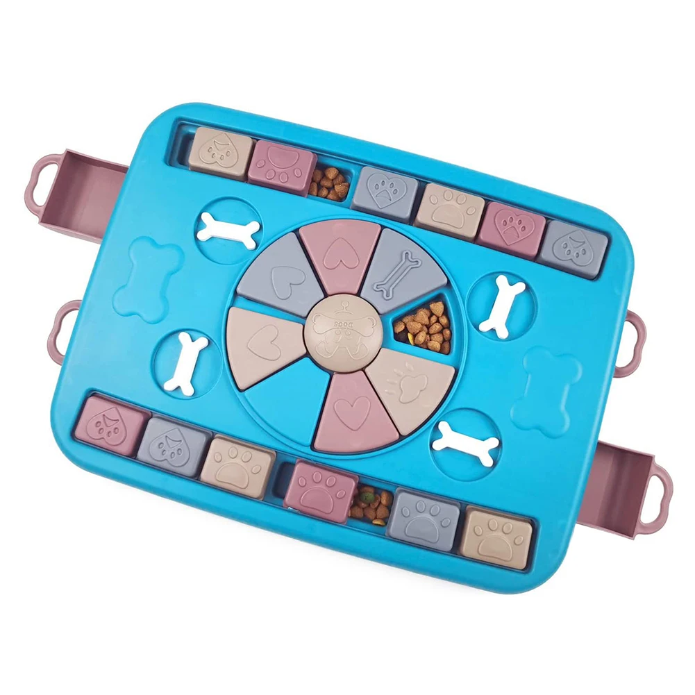 

Home Dog Slow Feeder Non Slip Food Bowl Solid Accessories Funny Training Game Eating Dish Early Learning Interactive Toy