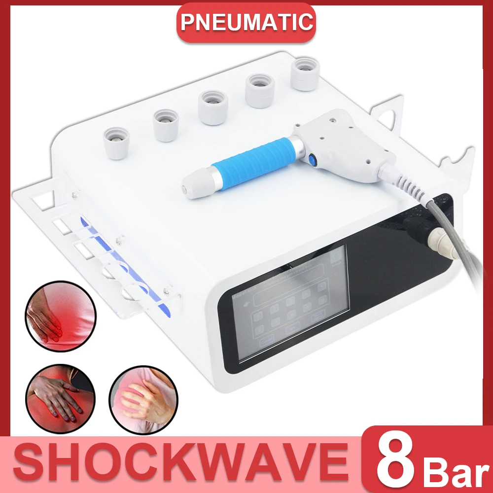 8-барный пневматический аппарат для ударно-волновой терапии лечения ЭД