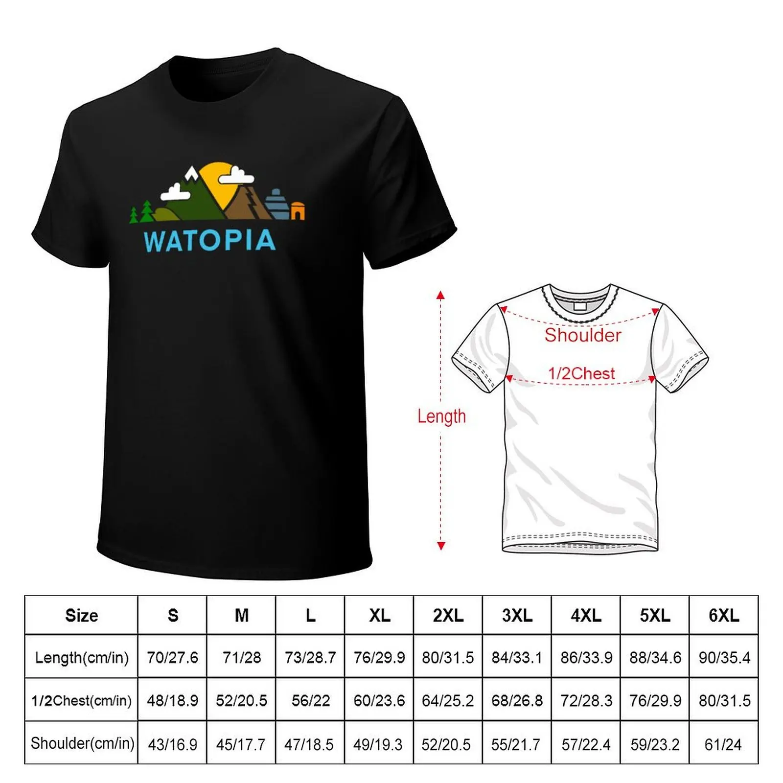 Фото Футболка Zwift Watopia, повседневная футболка из мягкого хлопка с короткими рукавами №2