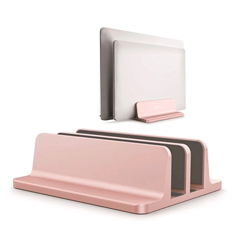 

Aluminum Space-saving Laptop Vertical Stand Desktop Erected Holder Bracket Stand B36A