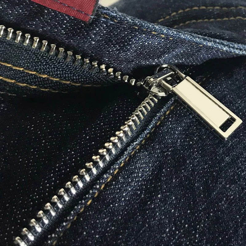 Italian Style Fashion Men Jeans High Quality Vintage Blue Stretch Slim Fit Ripped Jeans Men Painted Designer Brand Pants Hombre