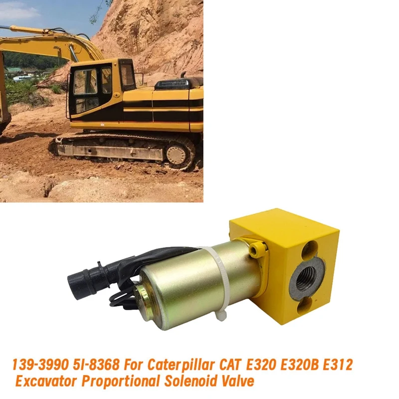 Электромагнитный клапан гидравлического насоса экскаватора 139-3990 5I-8368 для Caterpillar